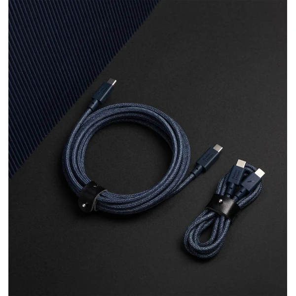 Native Union Belt Cable XL USB-C/USB-C kabel 3m, 100W modrý - Kabely a redukce - Obrázek d_1a459b8589f447e2ab658a8b6ba331db