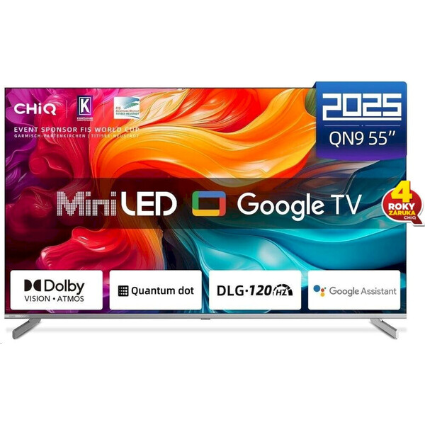 CHiQ Smart TV M55QN9V Černá