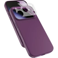 Epico Silicone Pro Mag+ MagSafe/Qi2 silikonový kryt iPhone 17 Pro/18 Pro tmavě fialový - Pouzdra