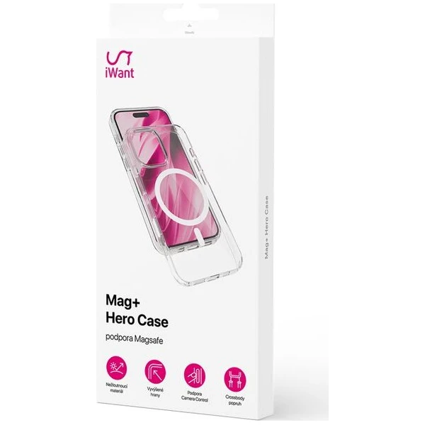iWant Hero Mag+ kryt pro iPhone 17 (otvor na šňůrku) transparentní - Pouzdra - Obrázek d_1c0f1f11369e4a17ac00e5bd23824c9b