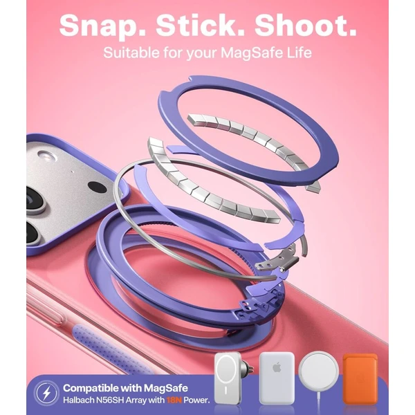 Torras Ostand O3 Hue MagSafe kryt iPhone 17 Pro Max blush pink - Pouzdra - Obrázek d_1c8773f9e32b4fb7b0951c559db1dbb7
