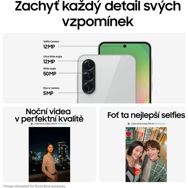 Samsung Galaxy A56 8GB/128GB černá (Bundle - Buds3 FE + SmartTag2) - Mobilní telefony - Obrázek d_1ce5dcb41e404d8db04812e3a23f46f7