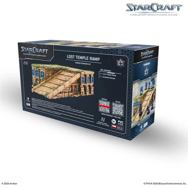 StarCraft The Miniatures Game - Lost Temple Ramp - Terrain Expansion Set - EN - Deskové hry - Obrázek d_1d1f02de8ed046de917b06956079f76b