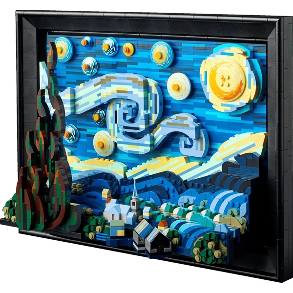 LEGO Ideas 21333 Vincent van Gogh - Hvězdná noc - LEGO - Obrázek d_1eb53bf5082e41a683bcf13909de6caf