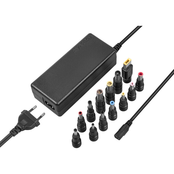 AVACOM QuickTIP 65W univerzální adaptér pro notebooky ADAC-UNV-A65W Černá
