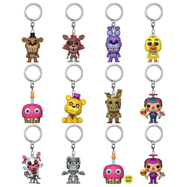 Funko POP Keychain: FNAF Classic- 12pc PDQ