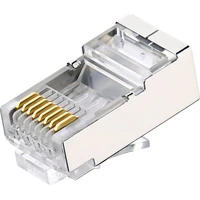 PremiumCord konektor RJ45 Cat6 patch/drát stíněný 50ks - Kabely a redukce