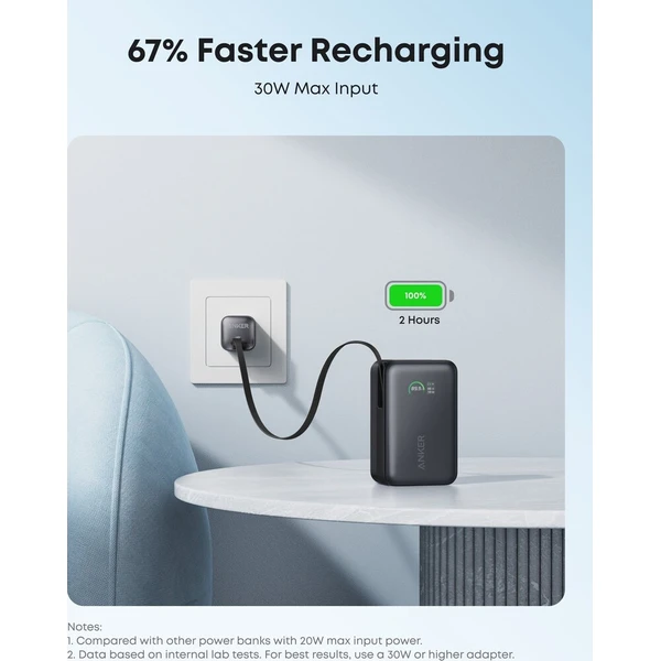 Anker Nano MagSafe powerbanka (10000mAh) 45W černá - Powerbanky - Obrázek d_2002ea6fbeba4bcdabcd9f968673516e
