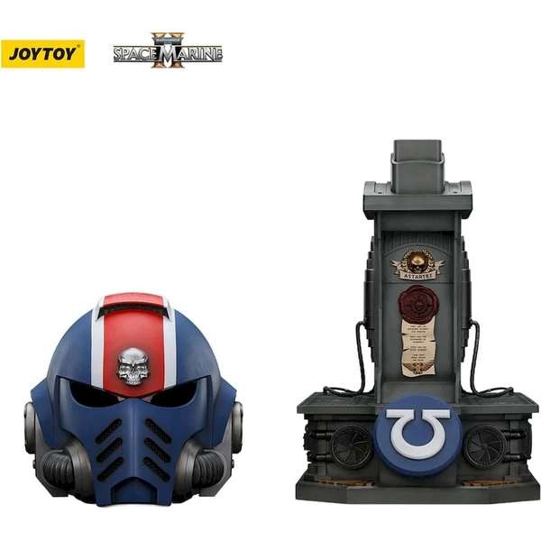Soška Warhammer 40,000: Space Marine 2 Replica Ultramarines Lieutenant Titus helmet - Sochy a sošky - Obrázek d_20459dd4ffa0400981de1f9833e12e20