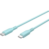 PremiumCord USB-C/USB-C napájecí kabel 60W 1,5m tyrkysový - Kabely a redukce