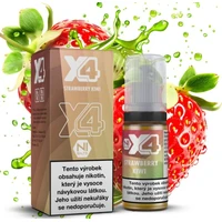 Liquid X4 Bar Juice Jahoda a kiwi 10ml (20mg) - E-liquidy