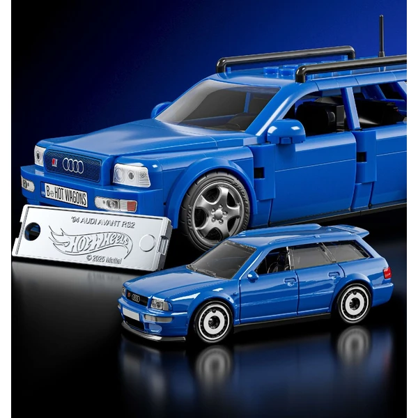 Mattel Brick Shop sestavitelný model Hot Wheels - 94 Audi Avant RS2 (Speed Series) - Stavebnice - Obrázek d_232b49d991e648b7b696920b35a245f5