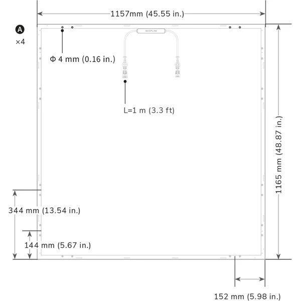 EcoFlow sada čtyř 250W rigidních solárních panelů - Solární panely - Obrázek d_2348030cdf06455f80704d4e63e1087d
