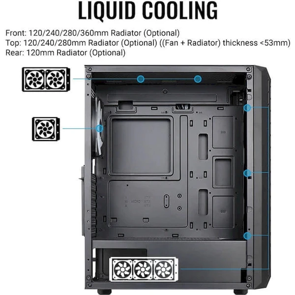 Aerocool Beam-G-BK-v2 Midi-Tower černá - Počítačové skříně - Obrázek d_2390ef08700a492fa42058d4336af277