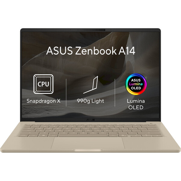ASUS Zenbook A14 (UX3407QA-OLED647WZ) béžový