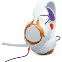 JBL Quantum 250 herní sluchátka bílá/oranžová - Sluchátka