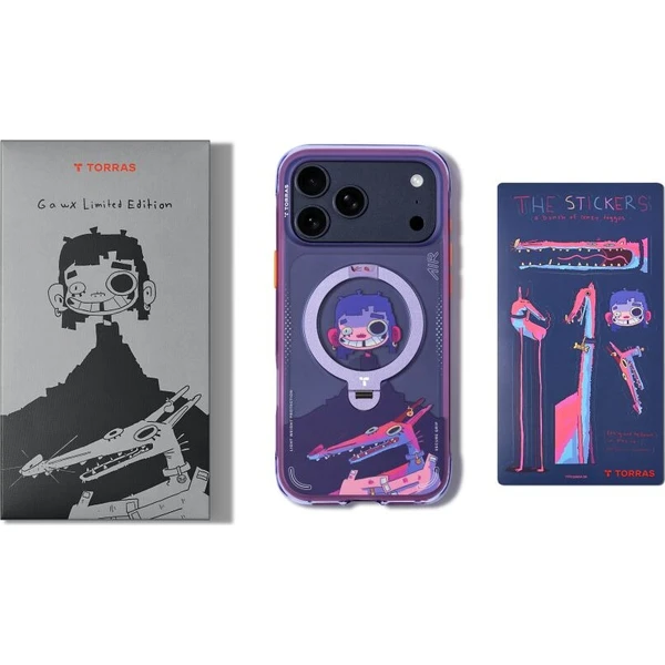 Torras Ostand Q3 Air Gawx Limited MagSafe kryt iPhone 17 Pro Neon night muse - Pouzdra - Obrázek d_247c3f244b4640ddae05263922ee1a63