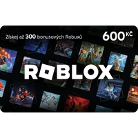 Digitální dárková karta Roblox 600 CZK (online kód) - Digitální kredity