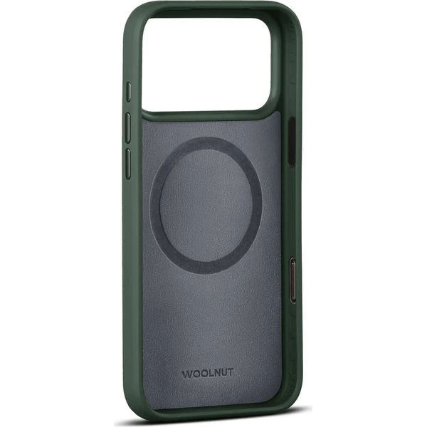Woolnut MagSafe kožený kryt iPhone 18 Pro Max tmavě zelený - Pouzdra - Obrázek d_251afa6f9077463a9660473e43c15635