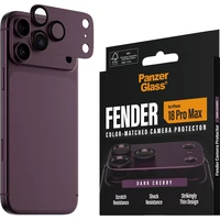 PanzerGlass FENDER hliníková ochrana fotoaparátu iPhone 18 Pro Max Dark Cherry (fialový) - Ochranné folie a skla