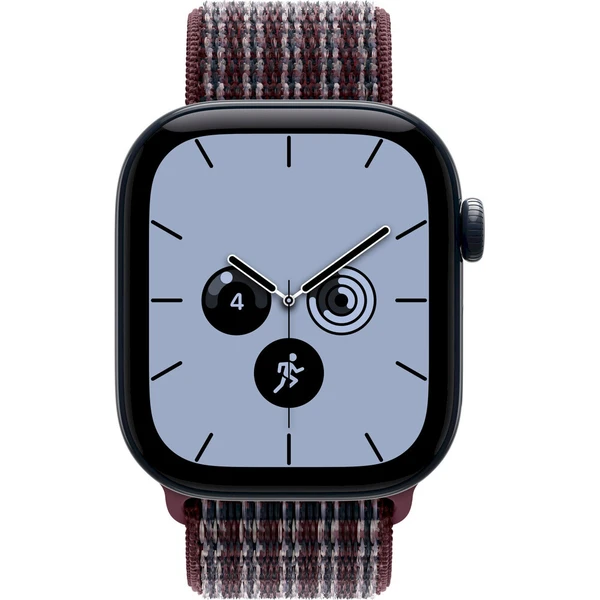 Apple Watch 49/46/45/44mm burgundsky kostkovaný provlékací sportovní řemínek - Řemínky - Obrázek d_25a9410883f4475c980afb0526ae4731