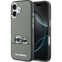 Karl Lagerfeld IML K&CH Heads Logo MagSafe kryt iPhone 17 černý - Pouzdra