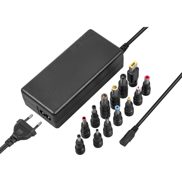AVACOM QuickTIP 90W univerzální adaptér pro notebooky ADAC-UNV-A90W Černá