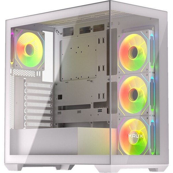 Krux Exo RGB ATX skříň bílá