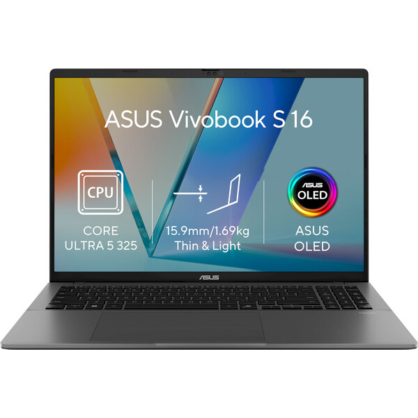 ASUS Vivobook S16 (S3607AA-OLED047WZ) šedý