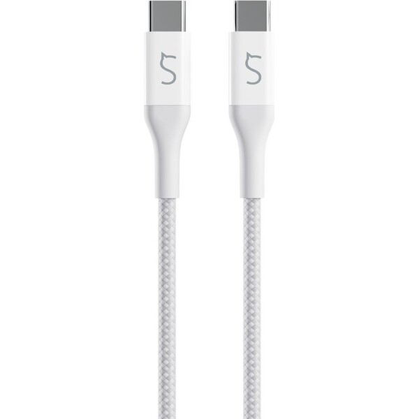 iWant UltraLink USB-C na USB-C 240W 1.2m kabel bílý Bílá