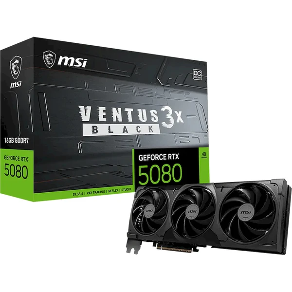 MSI NVIDIA GeForce RTX 5080 16G VENTUS 3X OC BLACK 16GB GDDR7 - Grafické karty - Obrázek d_27ed0c7e69a2480ea8c2596e12076365