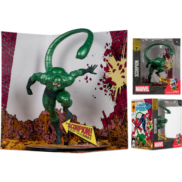 Figurka McFarlane Marvel - Scorpion (Metallic) (The Amazing Spider-Man #318) 18 cm - Figurky - Obrázek d_2846c6fb4268477187d1d23980d394b8