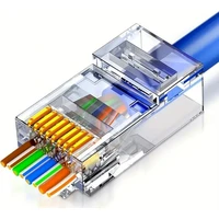 PremiumCord průchozí konektor RJ45 UTP Cat6 8pin - Konektory