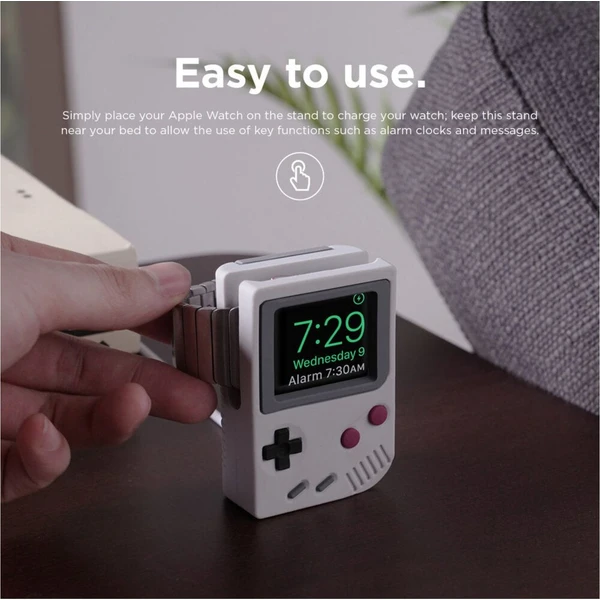 ELAGO W5 Retro stojánek pro Apple Watch světle šedý - Stojánky - Obrázek d_289476541d8c4bba9f6abda3ba68c9b5