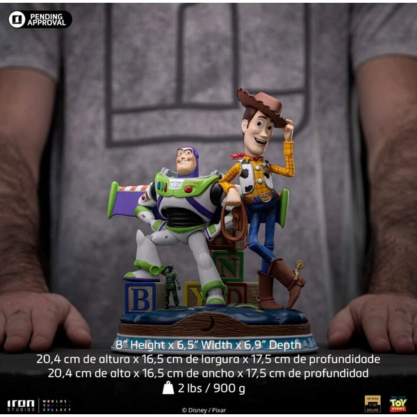 Soška Iron Studios Toy Story -  Buzz and Woody 20 cm - Sochy a sošky - Obrázek d_2938f718f5c14fa0b554812f7e2bac03