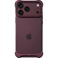 Arc Pulse Aluminium ochranný hliníkový rám iPhone 18 Pro matný tmavě červený - Pouzdra