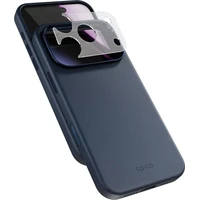 Epico Leather Pro Mag+ MagSafe/Qi2 kožený kryt iPhone 17 Pro Max/18 Pro Max modrý - Pouzdra