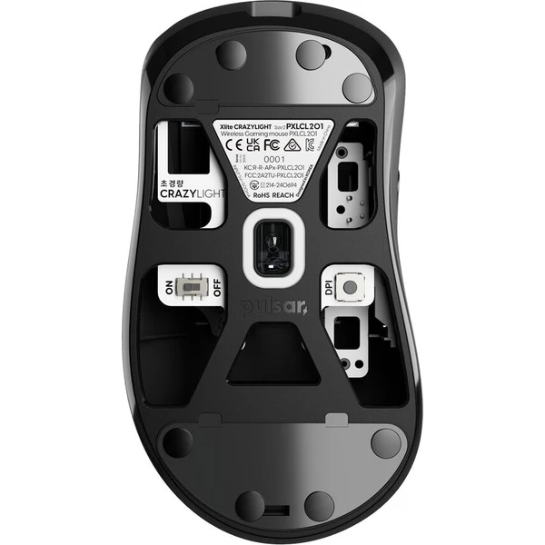 Pulsar Xlite CrazyLight Medium bezdrátová herní myš černá - Myši - Obrázek d_29ddcc16d9184273a995441f853f3f21