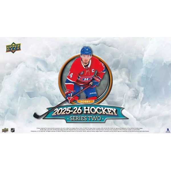 Hokejové karty 2025-26 Upper Deck Series 2 Hockey Hobby Box - Hokejové karty - Obrázek d_2a9c4aebe96b4f7bb0a44a778c4a07af