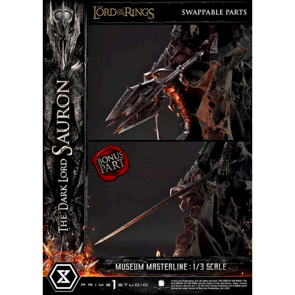 Socha Lord of the Rings Museum Masterline 1/3 The Dark Lord Sauron Bonus Version 117 cm - Sochy a sošky - Obrázek d_2aa12cb889594981ad0e05efd783c878
