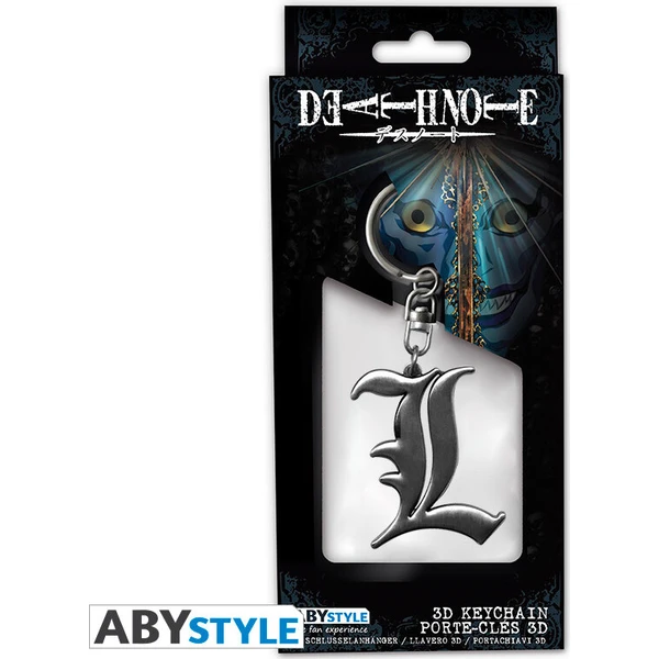 3D klíčenka Death Note - L Symbol - Klíčenky - Obrázek d_2b15ab1a15c5408987c0a8259ac2b5b1