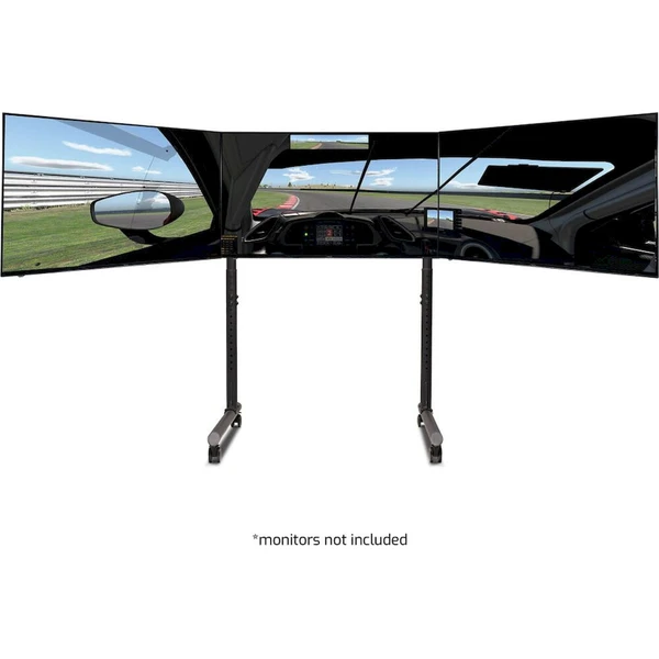 Next Level Racing Round Tube Freestanding Triple Monitor Stand samostatný stojan pro 3 monitory - Díly kokpitu - Obrázek d_2b4826a2332a4894bea68ee4e9018729