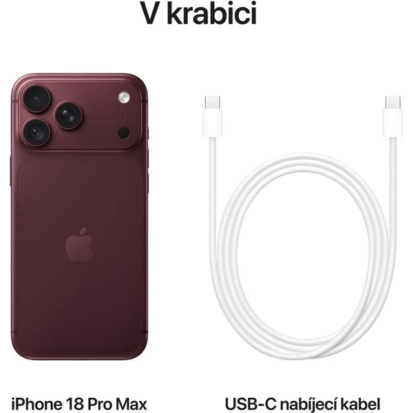 Apple iPhone 18 Pro Max 256GB burgundsky červená - Mobilní telefony - Obrázek d_2ba05defbaaa4c47b9fe3d5c78b471b1