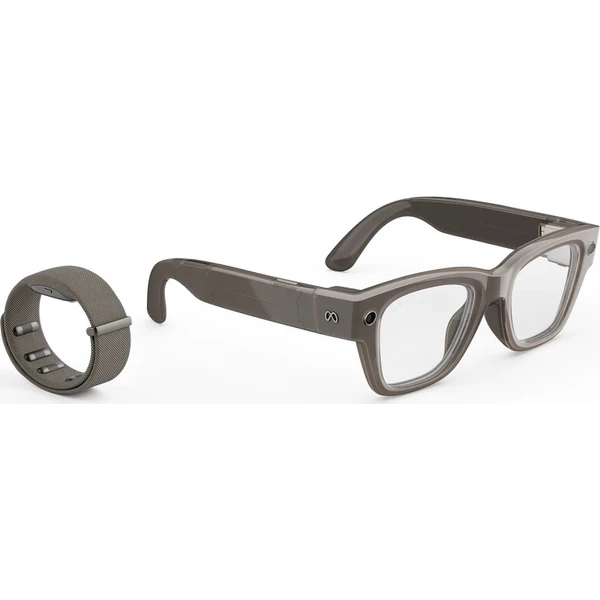 Meta RAY-BAN Display (Standardní) chytré lesklé brýle (zatmavovací čiré/šedé) šedé - AR brýle - Obrázek d_2bb3c8cab65940e3802ae9aa58ece367