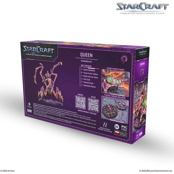 StarCraft The Miniatures Game - Queen - Zerg - Expansion Set - EN - Deskové hry - Obrázek d_2c3fdf224510470fa503d5c33e19166d