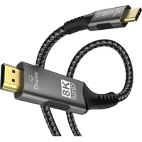 PremiumCord USB-C/HDMI 2.1 kabel 8K 2m stříbrný - Kabely a redukce