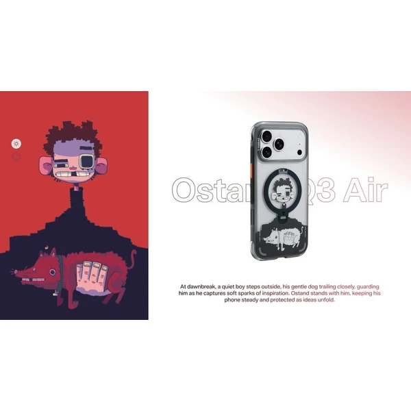 Torras Ostand Q3 Air Gawx Limited MagSafe kryt iPhone 17 Pro Dawnbreak guard - Pouzdra - Obrázek d_2c74d19661064b17bd5a2af37d6e9d3c