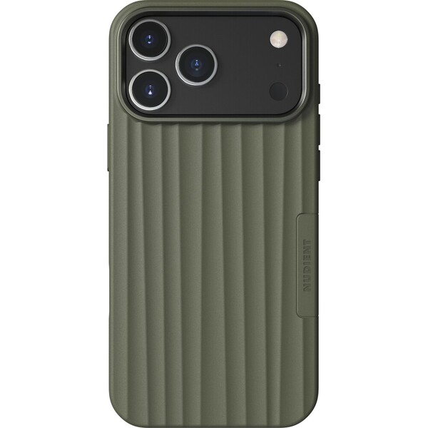 NUDIENT Bold Magsafe kryt iPhone 17 Pro Max/iPhone 18 Pro Max Olive Green