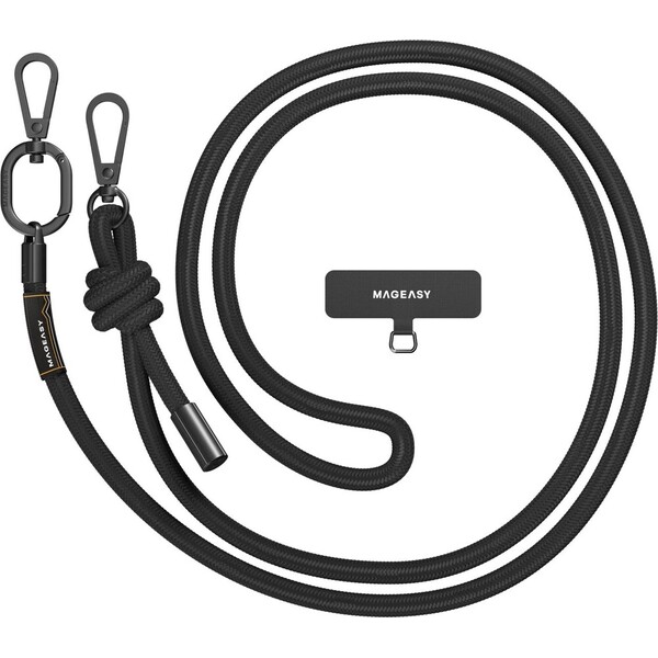 MagEasy Strap Lanyard 8.3mm univerzální popruh Black