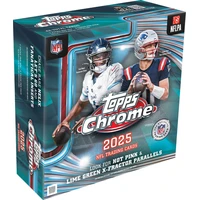 Sběratelské karty Topps 2025 Chrome Football - Mega Box - Sběratelské karty a nálepky